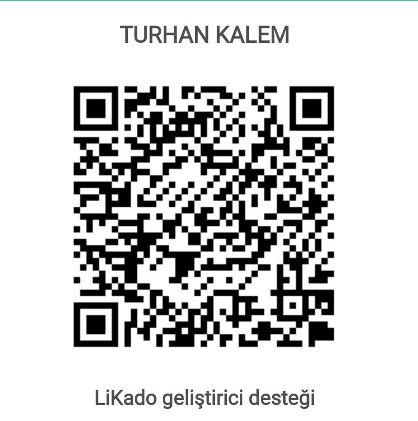LiKado Geliştirici Desteği QR Kod